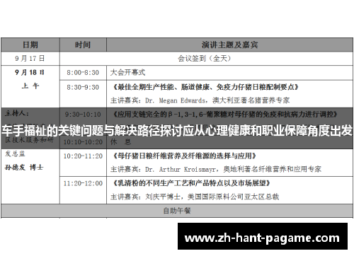 车手福祉的关键问题与解决路径探讨应从心理健康和职业保障角度出发 车手福祉的关键问题与解决路径探讨应从心理健康和职业保障角度出发